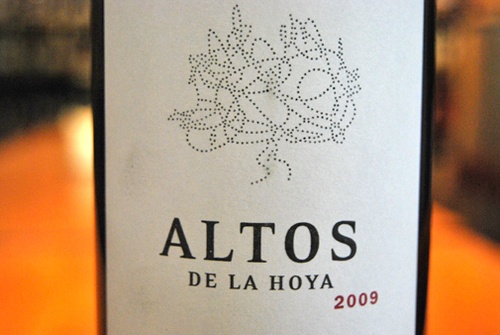 2009 Altos de la Hoya, Bodegas Olivares