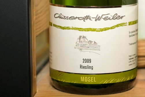 2009 Riesling feinherb LITERFLASCHE, Clüsserath-Weiler
