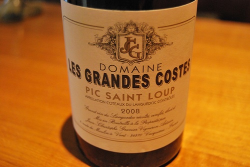 2009 Grandes Costes Pic St. Loup, Les Grandes Costes