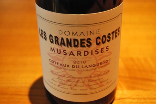 2010 Musardises AOC Coteaux de Languedoc, Les Grandes Costes