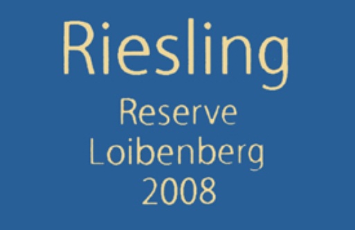 2008 Riesling Reserve 