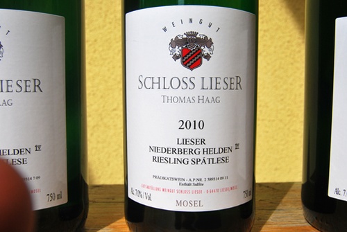 2011 Lieser Niederberg Helden Riesling Spätlese, Schloss Lieser