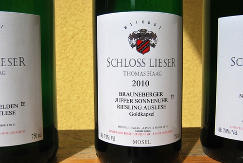 2010 Brauneberger Juffer Sonnenuhr Riesling Auslese Goldkapsel, Schloss Lieser