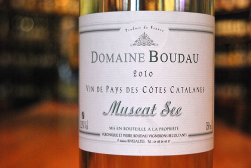 2011 Muscat sec, Domaine Boudau