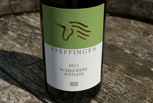 2011 Scheurebe Spätlese, Pfeffingen