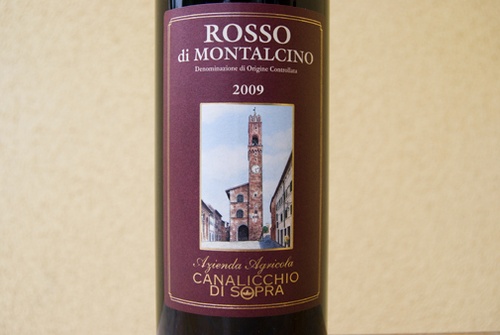 2009 Rosso di Montalcino DOC, Canalicchio di Sopra