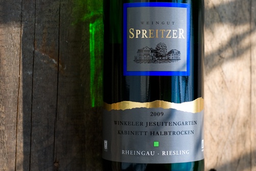 2009 Winkeler Jesuitengarten Riesling Kabinett halbtrocken, Spreitzer