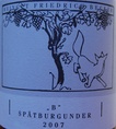 2007 Spätburgunder B, Friedrich Becker