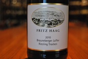 2010 Brauneberger Juffer Riesling trocken, Fritz Haag