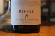 2010 Riesling Spätlese feinherb, Riffel
