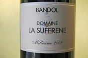 2009 Bandol rouge, Domaine La Suffrène