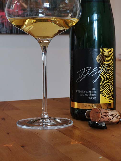 Franz Josef Eifel Trittenheimer Apotheke Spätlese trocken, 2003 Franz Josef Eifel Trittenheimer Apotheke Spätlese trocken, 2003