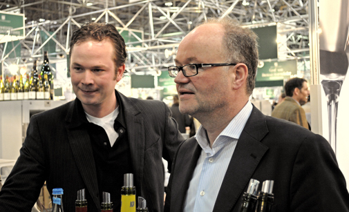 Sebastian und Paul Fürst, Weingut Rudolf Fürst auf der Prowein 2008 Sebastian und Paul Fürst, Weingut Rudolf Fürst auf der Prowein 2008
