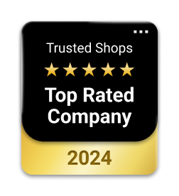 Zertifiziert von Trusted Shops seit 15 Jahren