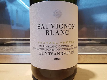 2021 Sauvignon blanc BUNTSANDSTEIN, Michael Andres