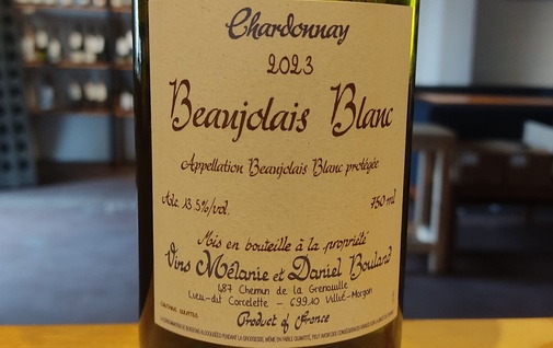 2023 Chardonnay Beaujolais blanc Daniel Bouland