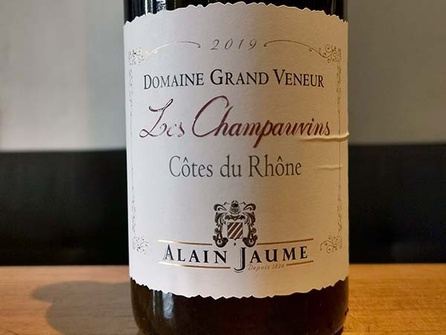 2019 Côtes du Rhône LES CHAMPAUVINS, Grand Veneur