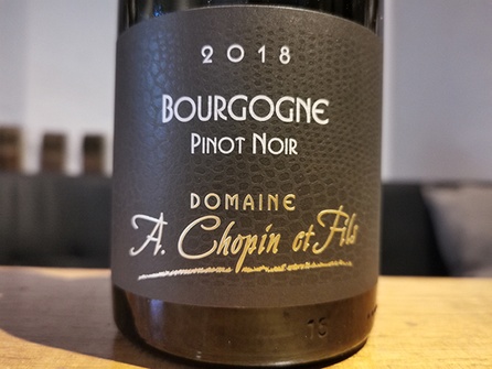 2018 Bourgogne rouge, Chopin et Fils