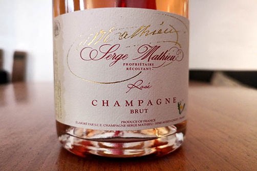 Champagner ROSÉ brut, Serge Mathieu