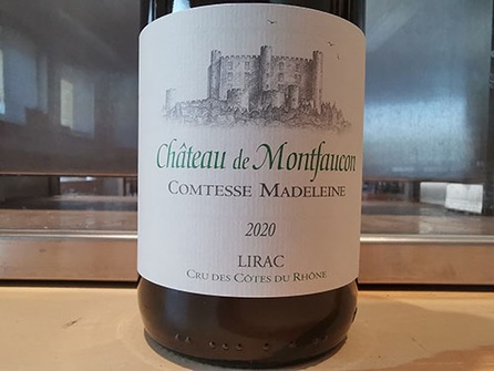 2020 Lirac blanc COMTESSE MADELAINE, Château de Montfaucon
