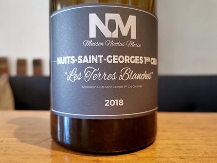 2018 Nuits-Saint-Georges 1er Cru LES TERRES BLANCHES, Nicolas Morin