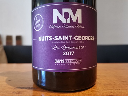 2017 Nuits-Saint-Georges LES LANGECOURTS, Nicolas Morin