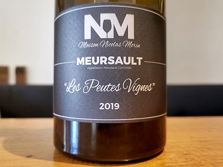 2019 Meursault LES PEUTES VIGNES, Nicolas Morin