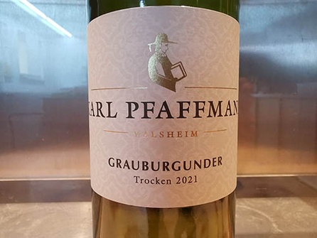 2021 Grauburgunder trocken, Karl Pfaffmann