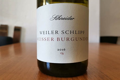 2018 Weißer Burgunder WEILER, Claus Schneider