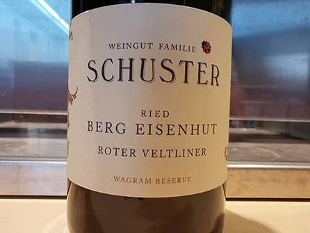 2020 Roter Veltliner BERG EISENHUT Reserve, Schuster
