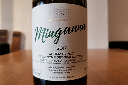 2018 MINGANNA Umbria bianco, Villa Mongalli