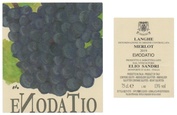 2019 Enodatio Langhe Merlot, Elio Sandri