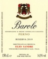 2019 Barolo Perno Riserva, Elio Sandri MAGNUM